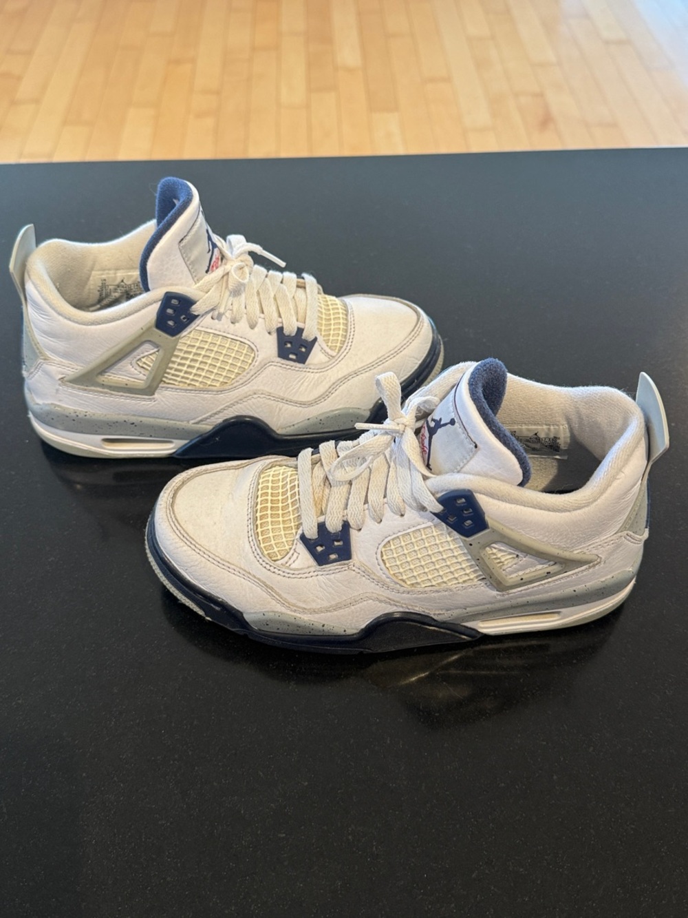 Jordan Midnight Blues Sneakers in White and Navy